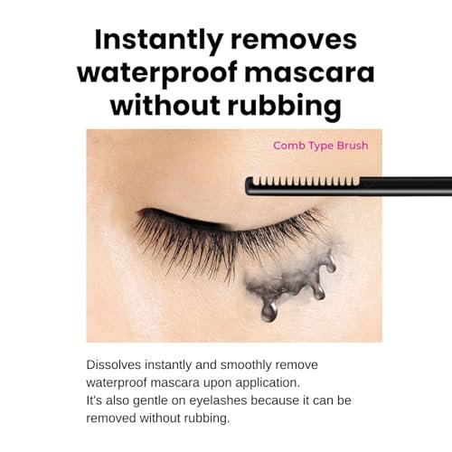 HEROINE MAKE by KISSME Waterproof Mascara Black - Volume & Length with Defining Fiber, Long Curl Eye Makeup, Gentle Mascara Remover Oil Free, Made in Japan (2 Set) Avelisse