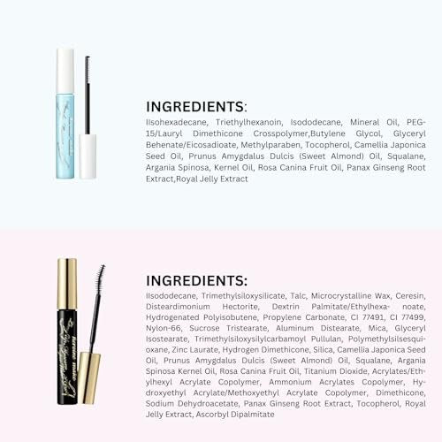 HEROINE MAKE by KISSME Waterproof Mascara Black - Volume & Length with Defining Fiber, Long Curl Eye Makeup, Gentle Mascara Remover Oil Free, Made in Japan (2 Set) Avelisse