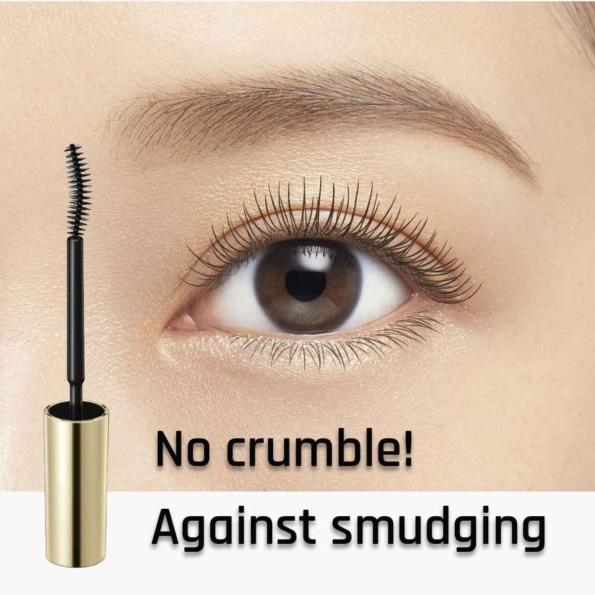 HEROINE MAKE by KISSME Waterproof Mascara Black - Volume & Length with Defining Fiber, Long Curl Eye Makeup, Gentle Mascara Remover Oil Free, Made in Japan (2 Set) Avelisse