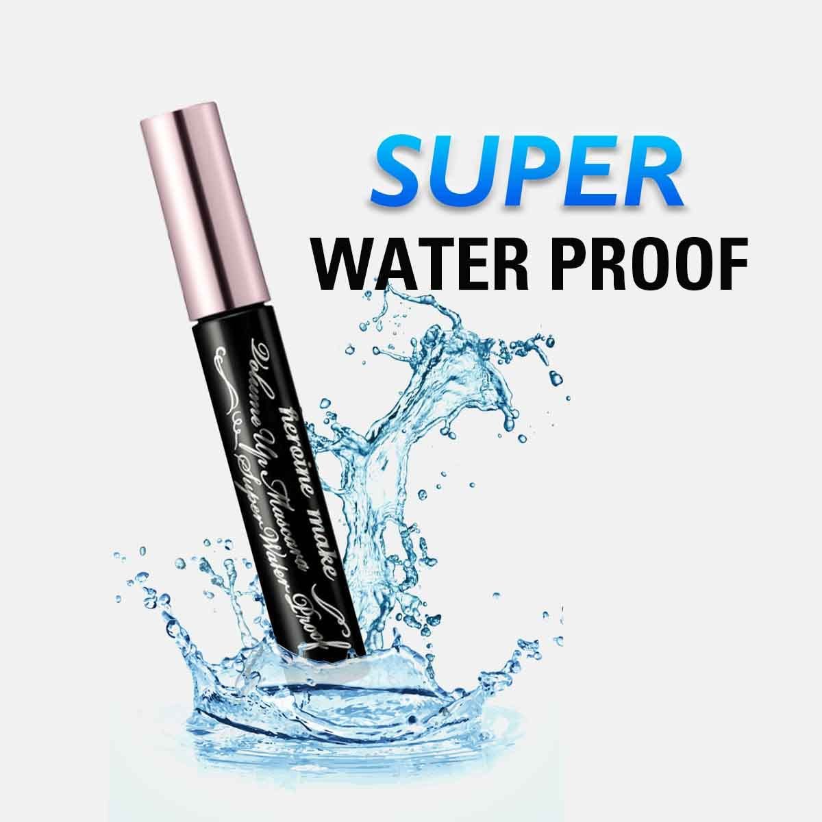 Heroine Make Volumizing Waterproof Mascara & Gentle Oil-Free Remover, Long-Lasting Natural Look, 2-Piece Set Avelisse