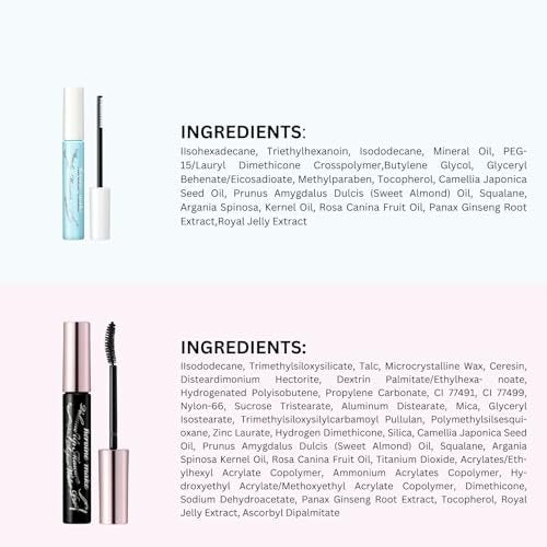 Heroine Make Volumizing Waterproof Mascara & Gentle Oil-Free Remover, Long-Lasting Natural Look, 2-Piece Set Avelisse