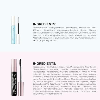 Heroine Make Volumizing Waterproof Mascara & Gentle Oil-Free Remover, Long-Lasting Natural Look, 2-Piece Set Avelisse