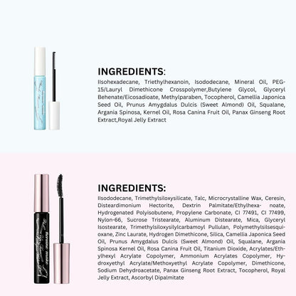 Heroine Make Volumizing Waterproof Mascara & Gentle Oil-Free Remover, Long-Lasting Natural Look, 2-Piece Set Avelisse