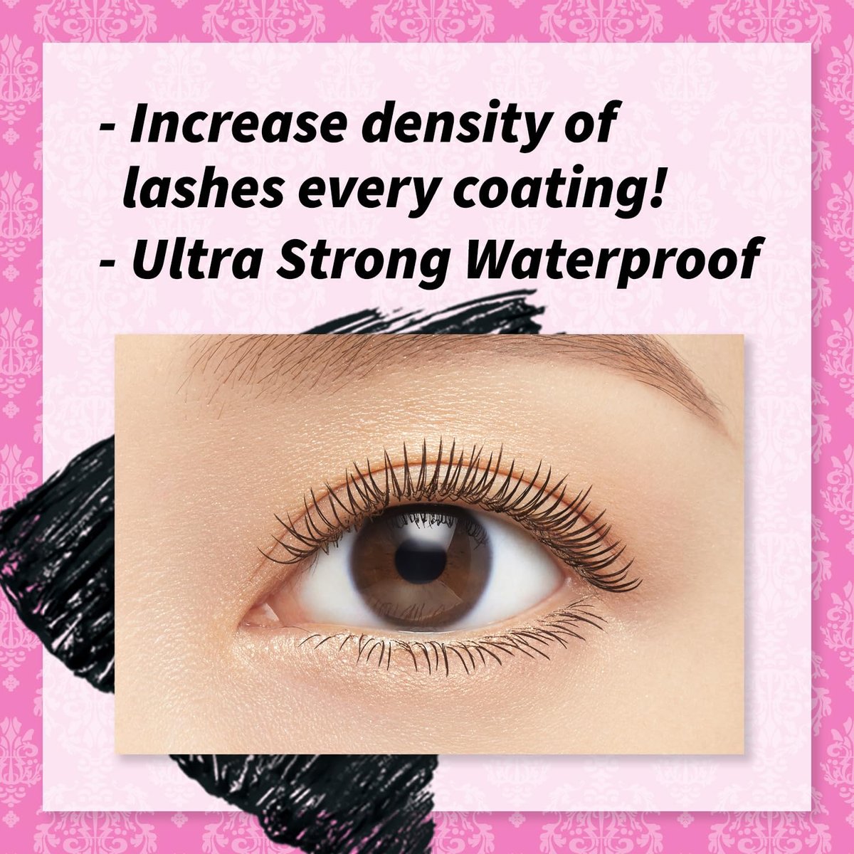Heroine Make Volumizing Waterproof Mascara & Gentle Oil-Free Remover, Long-Lasting Natural Look, 2-Piece Set Avelisse