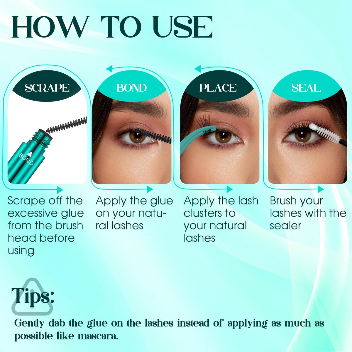 GEMERRY Lash Bond and Seal Waterproof 12ml Eyelash Glue for Clusters – Long Lasting 72-96 Hours, At-Home Use - görsel 15