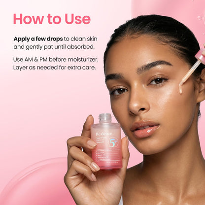 Redence Dark Spot Corrector Serum with 5% Niacinamide & Vitamin C | Tone & Spot Ampoule for Uneven Tone & Hydration | Korean Daily Skincare for All Skin Types | 30ml / 1 fl oz Avelisse
