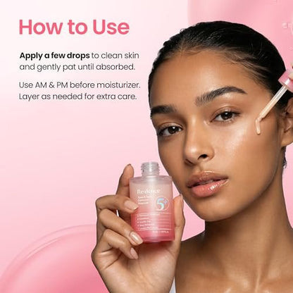 Redence Dark Spot Corrector Serum with 5% Niacinamide & Vitamin C | Tone & Spot Ampoule for Uneven Tone & Hydration | Korean Daily Skincare for All Skin Types | 30ml / 1 fl oz Avelisse