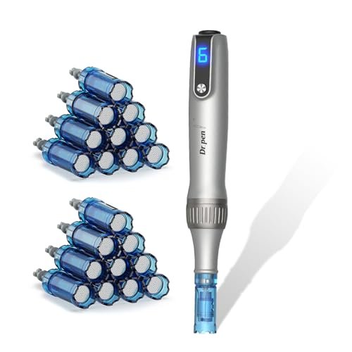 CLETINA Microneedle Roller Pen for Home Use - 0.24MM Derma Roller for Women & Men - Micro Needle Skin Tool Avelisse