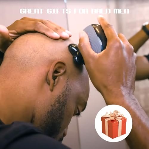 Pinkind Replacement Shaver Heads Compatible with Freebird Shaver – 5 Blade Refills for Bald Men, Electric Razor Replacement Heads with 3 Cleaning Brushes Avelisse