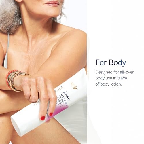 Dove Cream Serum Pro-Retinol + Firming for Elasticity and Firmness, with Collagen Peptides, Niacinamide and Antioxidants Lotion, 8 oz - görsel 6