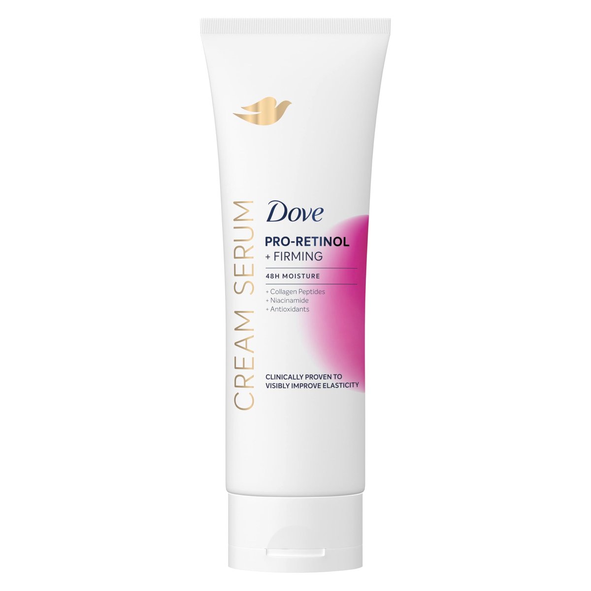 Dove Cream Serum Pro-Retinol + Firming for Elasticity and Firmness, with Collagen Peptides, Niacinamide and Antioxidants Lotion, 8 oz - görsel 1