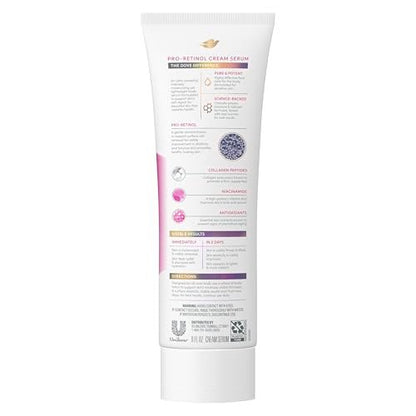 Dove Cream Serum Pro-Retinol + Firming for Elasticity and Firmness, with Collagen Peptides, Niacinamide and Antioxidants Lotion, 8 oz