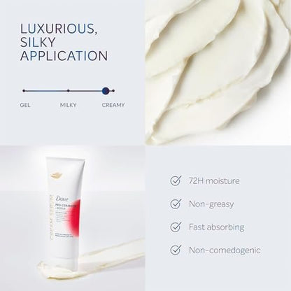 Dove Body Cream Serum Pro-Ceramide + Repair for Rough, Extremely Dry Skin, with Hyaluronic Acid, Niacinamide and Natural Moisturizing Factors Lotion, 8 oz