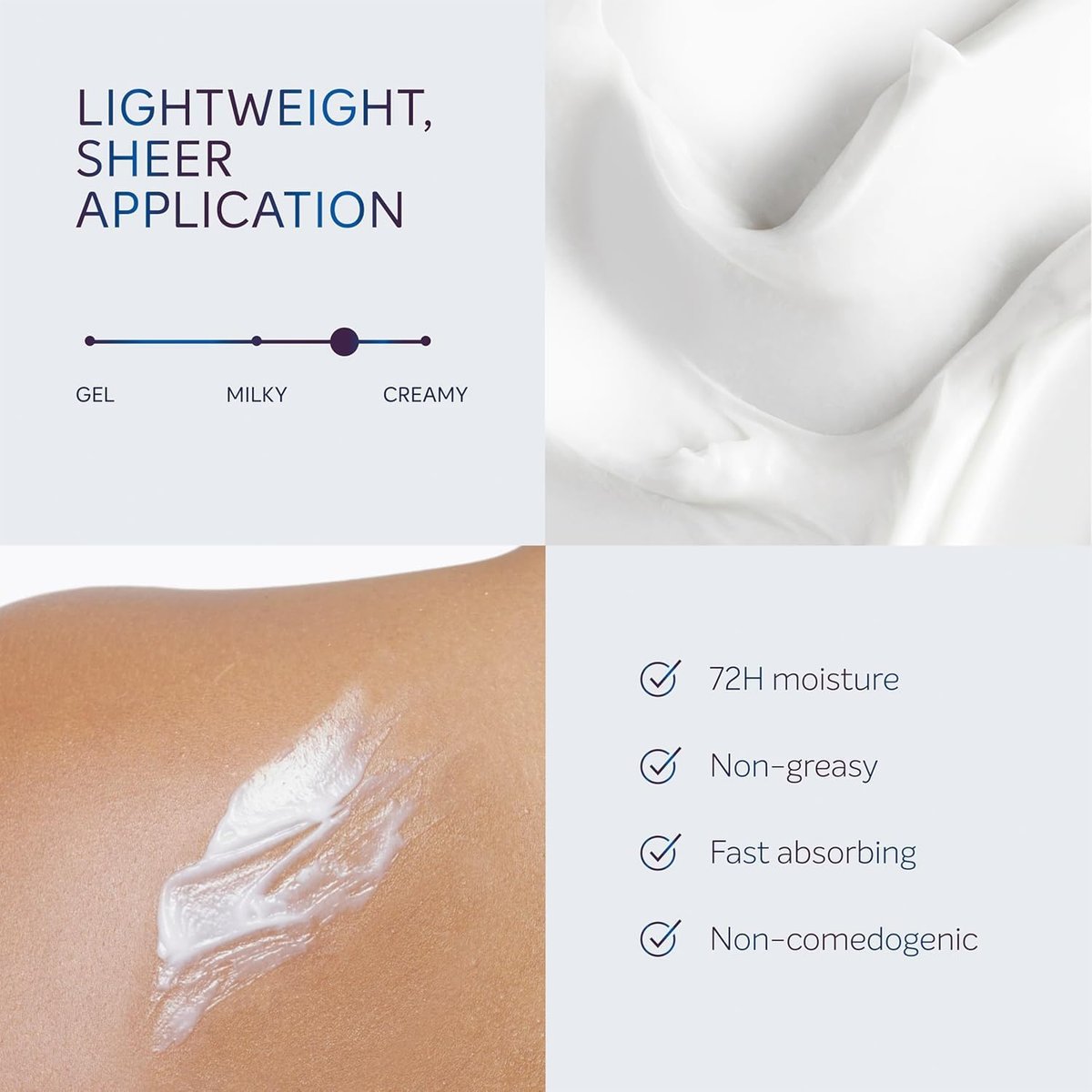 Dove Body Cream Serum Prebiotic + Protection for Dry, Sensitive Skin, with Pro-Vitamin B5, Stearic Acid and Peptides, 8 oz - görsel 13