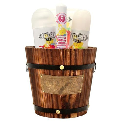 Cuba La Vida for Women - 4 Piece Fragrance Gift Set: Eau de Parfum, Body Spray & Body Lotion