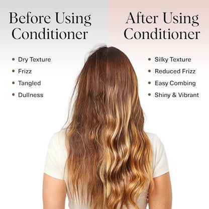 Kitsch Argan Milk Leave In Conditioner Spray – Hair Detangler for Curly, Wavy, Fine, Dry & Damaged Hair – Silicone-Free, 6.3 oz Avelisse