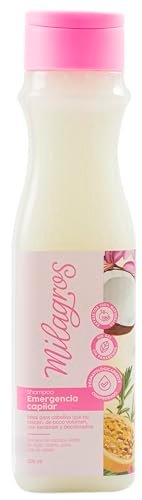 Milagros Shampoo Emergencia Capilar – Natural Hair Growth & Strengthening Shampoo for Colombian Hair Care, 15 Fl Oz Avelisse