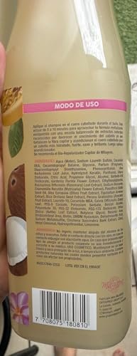 Milagros Shampoo Emergencia Capilar – Natural Hair Growth & Strengthening Shampoo for Colombian Hair Care, 15 Fl Oz Avelisse