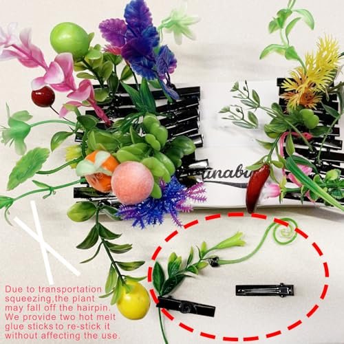 100 Pcs Bean Sprout Hair Clips - Mixed Style Funny Hairpins for Women, Kids, Girls - Crazy Hair Day & Party Decor Avelisse