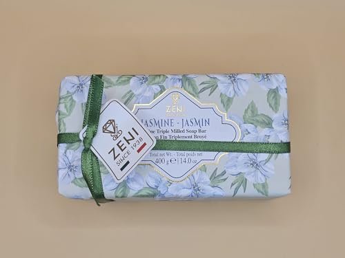 Jasmine Fine Triple Milled Soap Bars, Twin Pack, 7.0 Oz Each Bar, Made in Italy - görsel 2