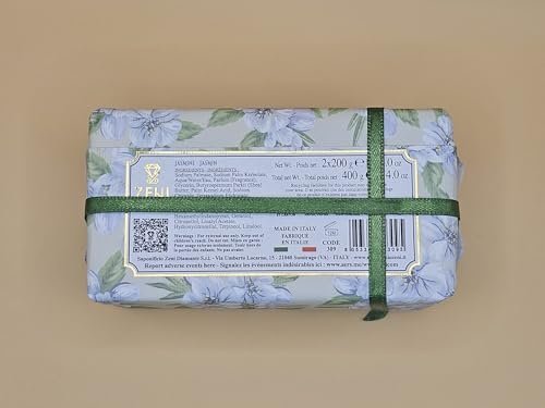 Jasmine Fine Triple Milled Soap Bars, Twin Pack, 7.0 Oz Each Bar, Made in Italy - görsel 6