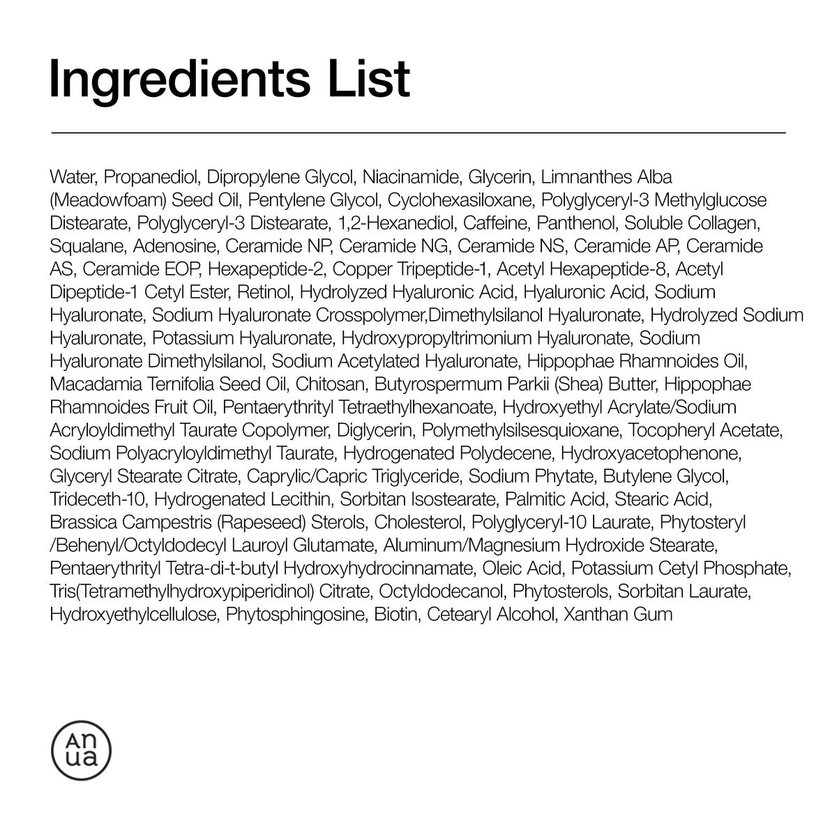 Anua Retinol 0.1 Caffeine Revitalizing Eye Cream – Lightweight Hydrating Formula for Dark Circles & Puffiness, Korean Skincare for Sensitive Skin, 1.05 fl oz Avelisse