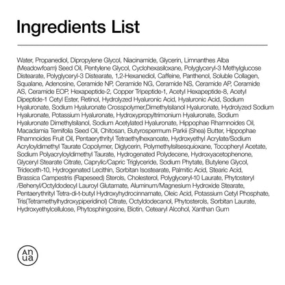 Anua Retinol 0.1 Caffeine Revitalizing Eye Cream – Lightweight Hydrating Formula for Dark Circles & Puffiness, Korean Skincare for Sensitive Skin, 1.05 fl oz Avelisse