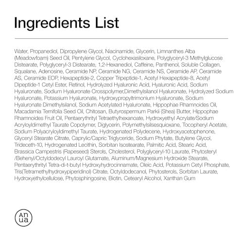 Anua Retinol 0.1 Caffeine Revitalizing Eye Cream – Lightweight Hydrating Formula for Dark Circles & Puffiness, Korean Skincare for Sensitive Skin, 1.05 fl oz Avelisse