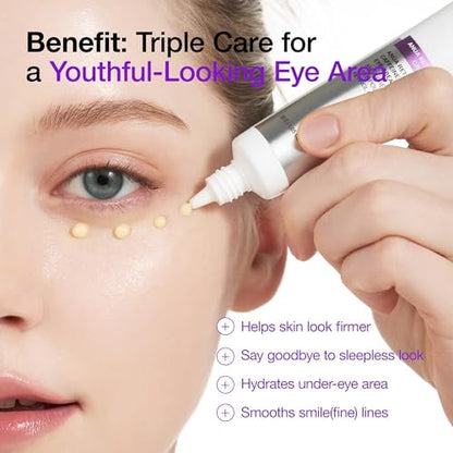 Anua Retinol 0.1 Caffeine Revitalizing Eye Cream – Lightweight Hydrating Formula for Dark Circles & Puffiness, Korean Skincare for Sensitive Skin, 1.05 fl oz Avelisse