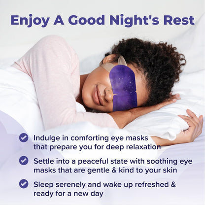 Uzumist Heated Eye Mask for Dry Eyes - 16 Pack Self Heating Steam Eye Mask, Warm Compress for Eyes, On-The-Go Travel Essentials