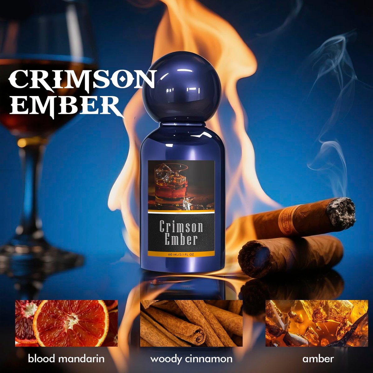 CLESH Men's Body Spray Travel Set - 3-Pack of 60ml / 2.1 fl oz: Crimson Ember, Aqua Reverie, Woodland Noir - görsel 3