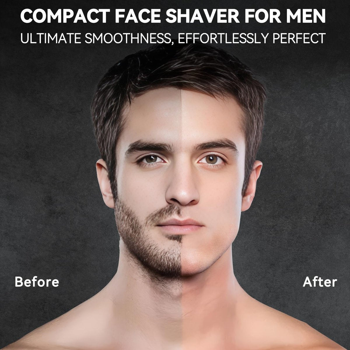 VIKICON Electric Foil Shaver for Men – Compact Travel Face Shaver with Dual Floating Blades, USB-C Fast Charge, Portable Mini Razor for Close Shave & Stubble Trimming Avelisse