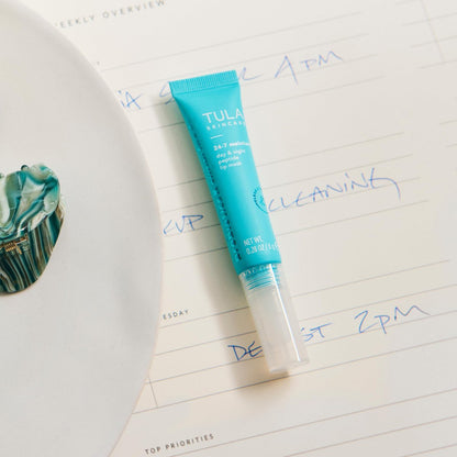 TULA Skin Care 24-7 Moisture Day & Night Peptide Lip Mask - Deeply Nourish & Hydrate Lips with Peptides, Hyaluronic Acid & Vitamin E Avelisse