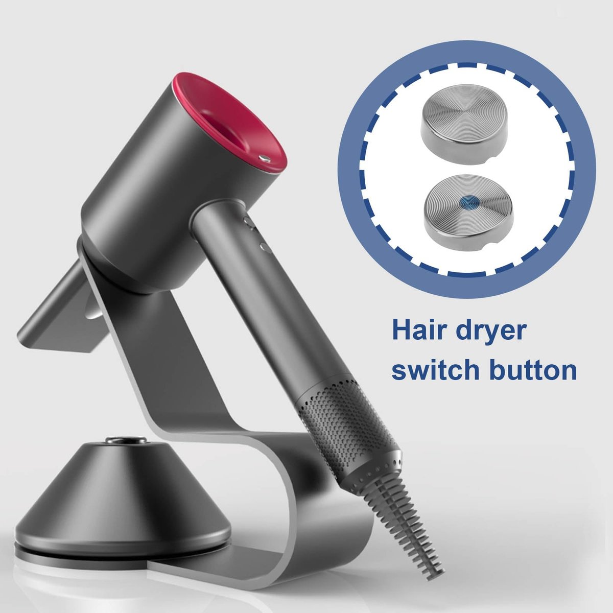 Replacement Hair Dryer Switch Button Set Compatible with Dyson HD01 HD02 HD03 HD04 HD08 - Cool Air Button & Control Buttons by SING F LTD - görsel 5
