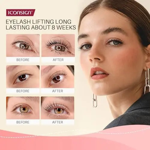 Gentle Lash Lift Kit with Enhanced Glue Balm – Semi-Permanent Curled Eyelashes Lasting 6-8 Weeks for All Lash Types Avelisse