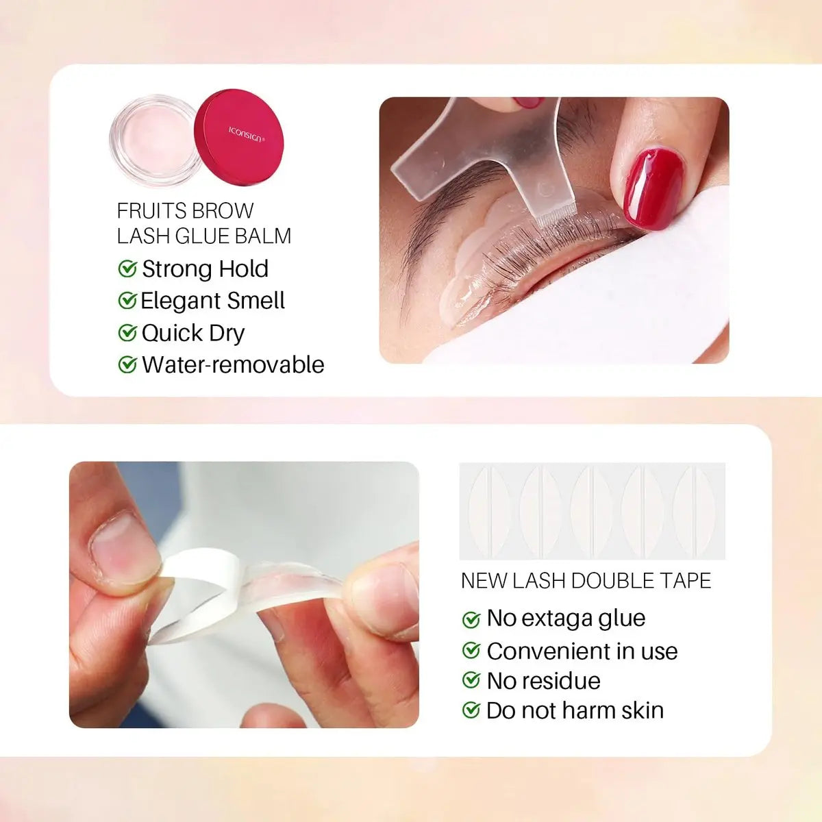 Gentle Lash Lift Kit with Enhanced Glue Balm – Semi-Permanent Curled Eyelashes Lasting 6-8 Weeks for All Lash Types Avelisse