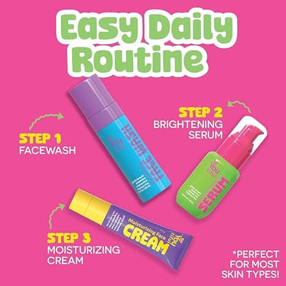 BeYOUtiful Vitamin C Face Serum for Teens, Tweens, and Kids – Preppy Skin Care Acne Treatment & Brightening Moisturizer, 1.35 fl oz