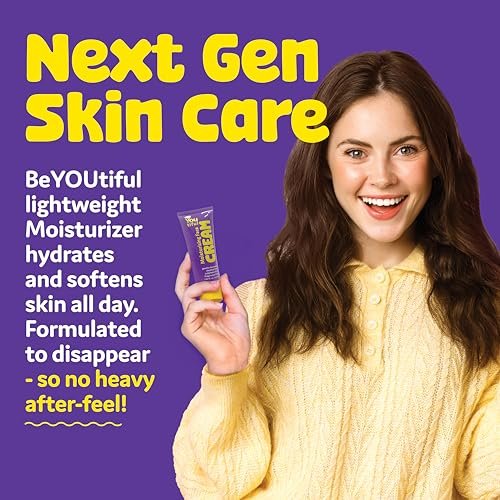 BeYOUtiful Face Moisturizer – Hydrating Face Cream for Teens, Tweens & Kids Ages 8-17, Dry Skin Relief, 1.69 fl oz - görsel 10