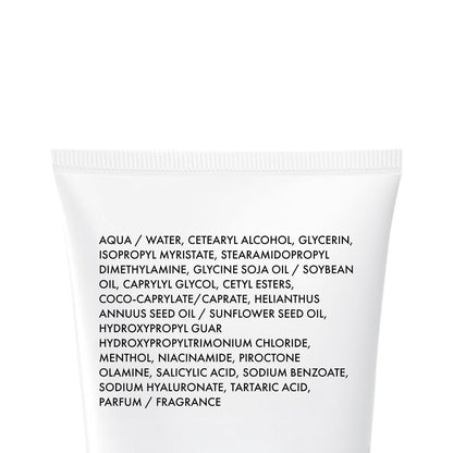 VICHY Dercos Hair & Scalp Moisturizing Conditioner with Glycerin, Niacinamide & Hyaluronic Acid – Post-Dandruff Strengthening Treatment, 6.7 Fl Oz