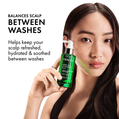 Vichy Dercos Salicylic Acid Anti-Dandruff Scalp Treatment - 3.04 Fl Oz - Flake & Itch Relief, Hydrated & Soothed Scalp Avelisse
