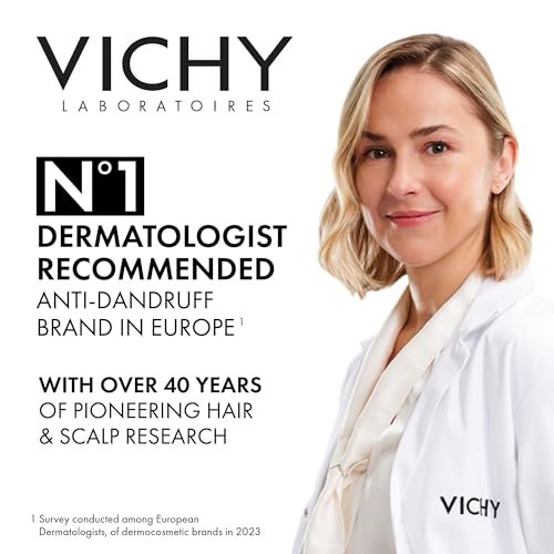 Vichy Dercos Salicylic Acid Anti-Dandruff Scalp Treatment - 3.04 Fl Oz - Flake & Itch Relief, Hydrated & Soothed Scalp Avelisse
