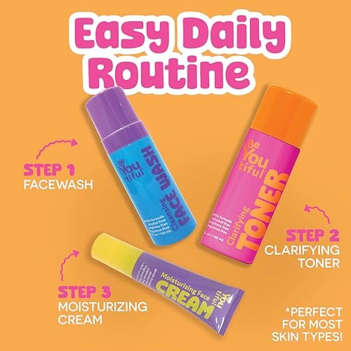 BeYouTiful Clarifying Face Toner for Balanced Skin | Preppy Skincare for Teens & Tweens | Gentle & Cleansing Facial Toner for Kids, Girls & Boys | Ages 8-17 | 5 fl oz - görsel 10