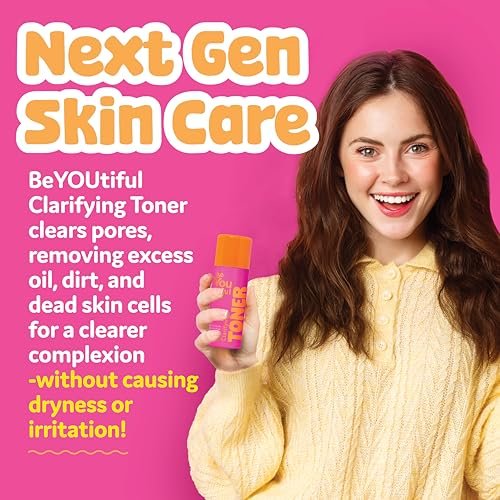BeYouTiful Clarifying Face Toner for Balanced Skin | Preppy Skincare for Teens & Tweens | Gentle & Cleansing Facial Toner for Kids, Girls & Boys | Ages 8-17 | 5 fl oz - görsel 8