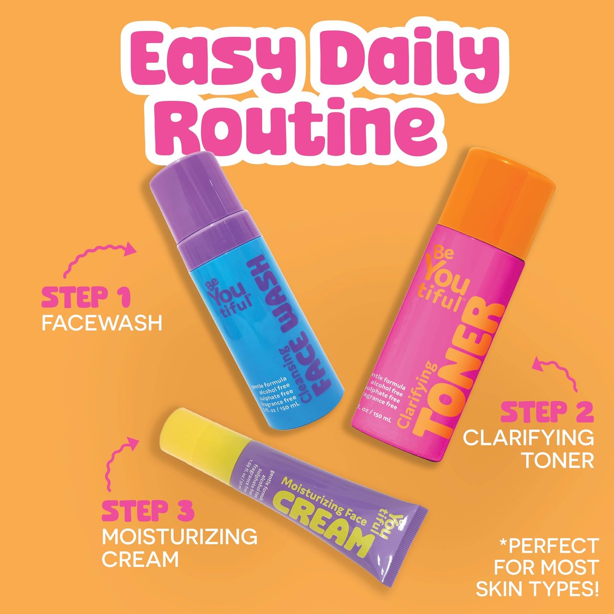 BeYouTiful Clarifying Face Toner for Balanced Skin | Preppy Skincare for Teens & Tweens | Gentle & Cleansing Facial Toner for Kids, Girls & Boys | Ages 8-17 | 5 fl oz - görsel 9