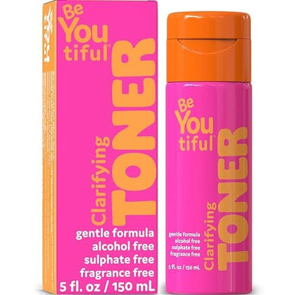 BeYouTiful Clarifying Face Toner for Balanced Skin | Preppy Skincare for Teens & Tweens | Gentle & Cleansing Facial Toner for Kids, Girls & Boys | Ages 8-17 | 5 fl oz