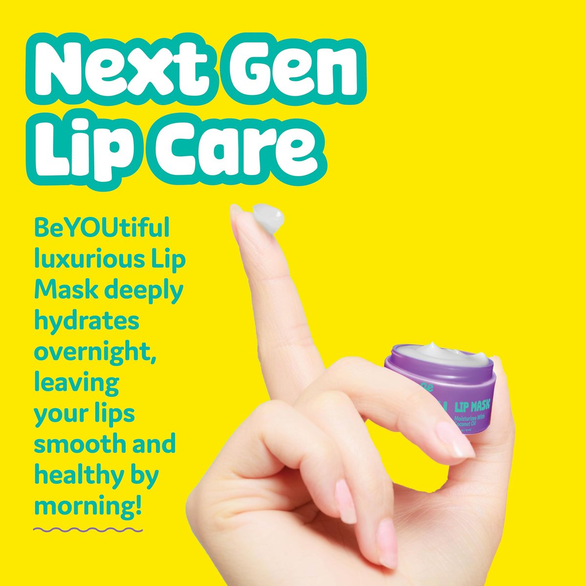 Hydrating Lip Masks Set by BeYOUtiful – 2-Pack Lip Balm Treatment for Dry, Chapped Lips, Clear Lip Gloss for Teens, 0.3 oz Each - görsel 9