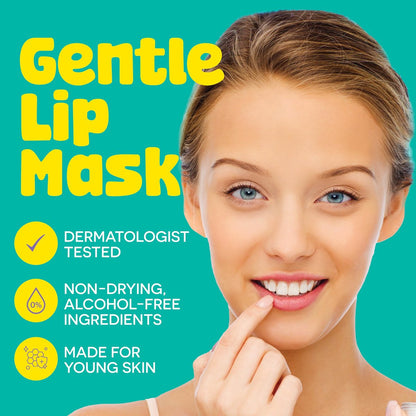Hydrating Lip Masks Set by BeYOUtiful – 2-Pack Lip Balm Treatment for Dry, Chapped Lips, Clear Lip Gloss for Teens, 0.3 oz Each