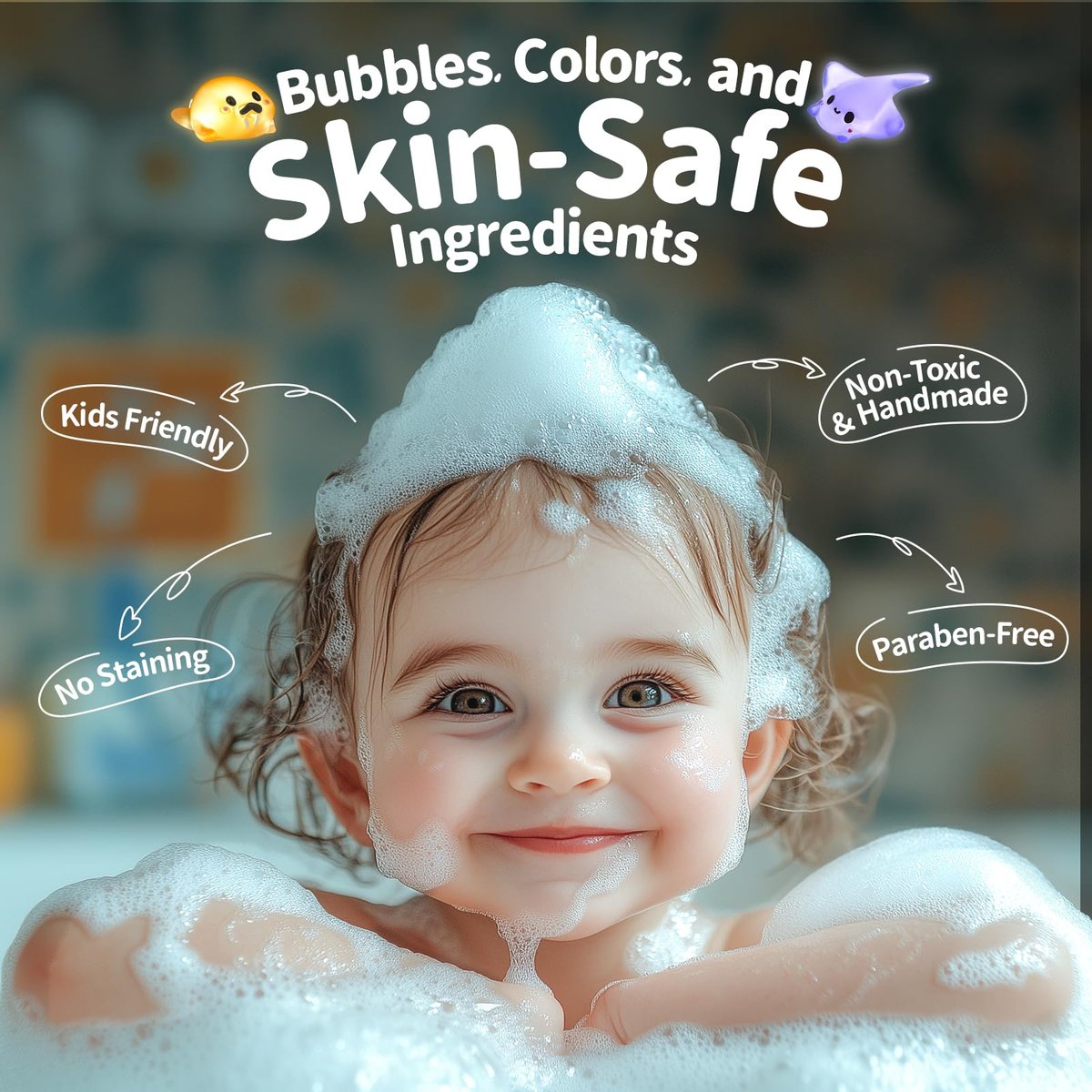 SudsyRoar Bath Bombs for Kids with Surprise Inside – 24 Pack Handmade Fizzy Bath Balls with Glow-in-the-Dark Land & Sea Toys, Birthday Party Favors for Boys and Girls Avelisse