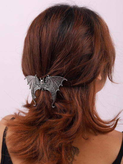 HAQUIL Vintage Bat Wing Hairpin - Antique Retro Decorative Metal Barrettes for Women