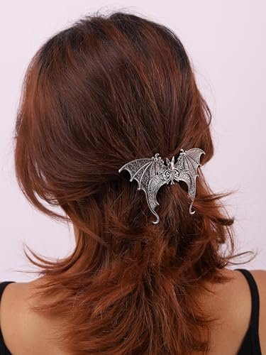 HAQUIL Vintage Bat Wing Hairpin - Antique Retro Decorative Metal Barrettes for Women